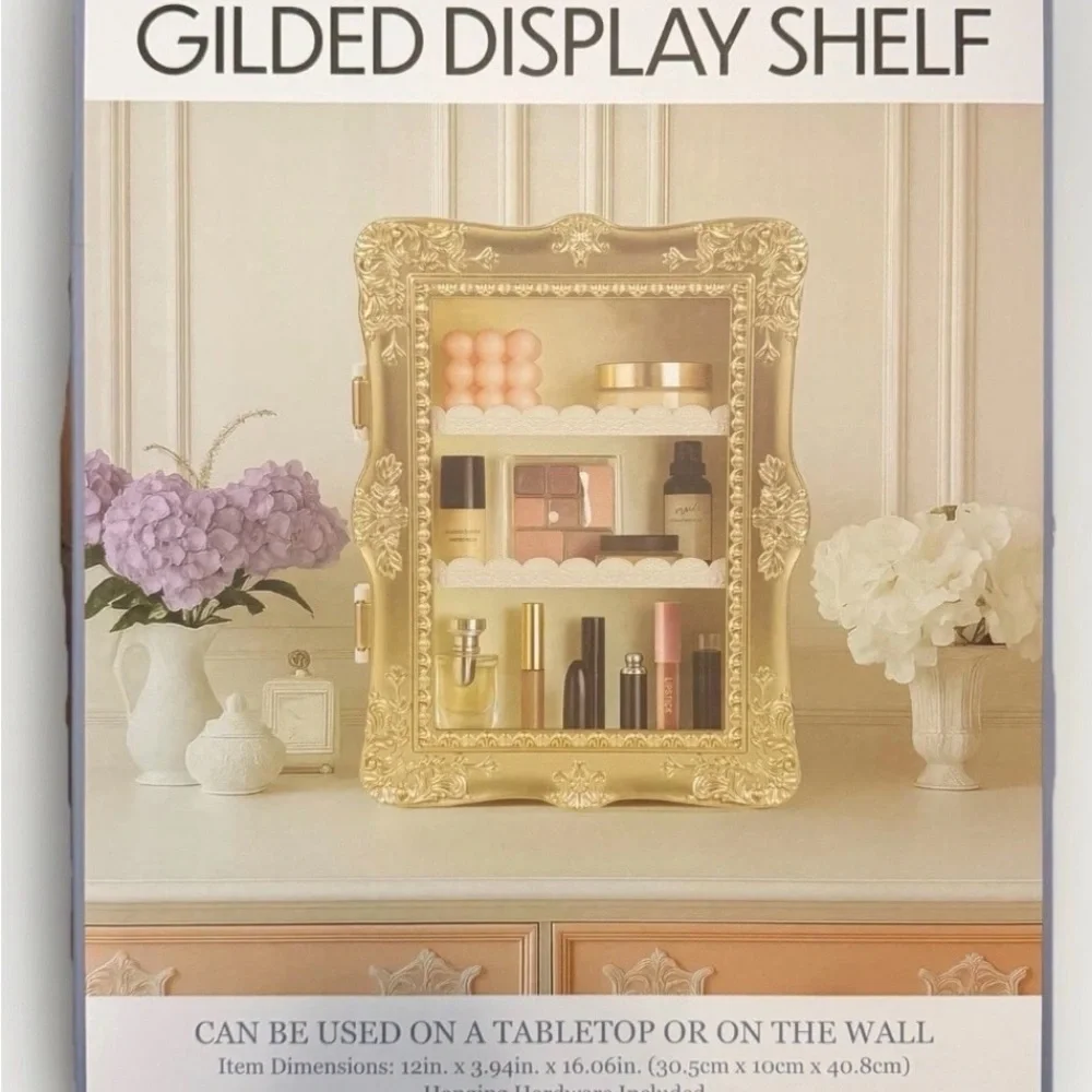 Viral Five below room 2 room Gilded Display Shelf! Ships fast!